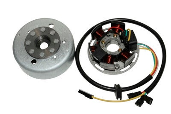 Ignition - Ontsteking Set - CDI Ignition Kit  - 6V- Compleet - 50cc - Kreidler/Puch/Sachs/Tomos/Zundapp