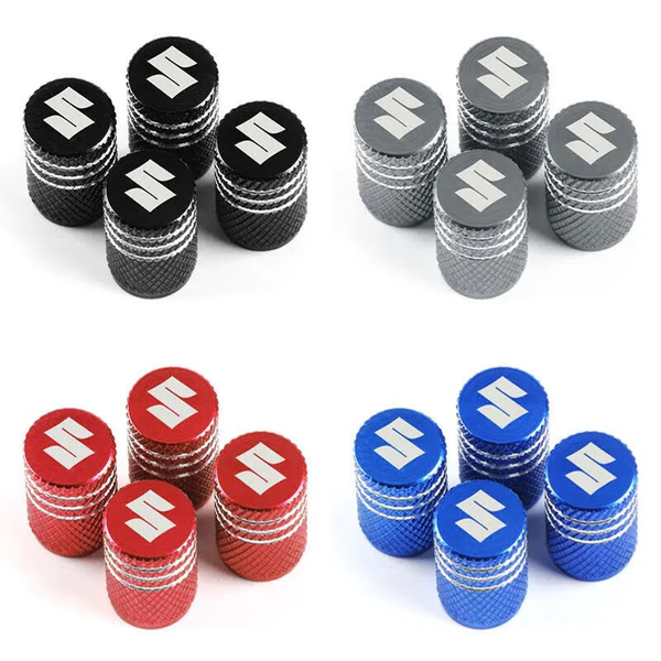 Ventieldopset met logo "Suzuki"