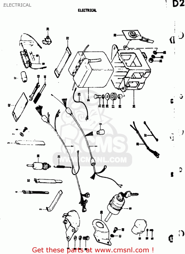 Suzuki Wiring Harness Assy - Kabelboom - TS50 1971-1974