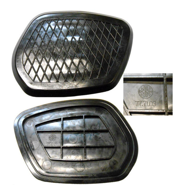 Kreidler Knierubber - 1965 - Buffel Tank - Rechts - Zwart - 77.71.03