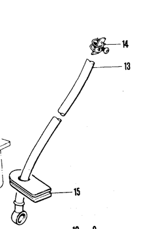 Suzuki MT50 CCI Oil Hose No 1 (16810-25030) NEW OEM!!!
