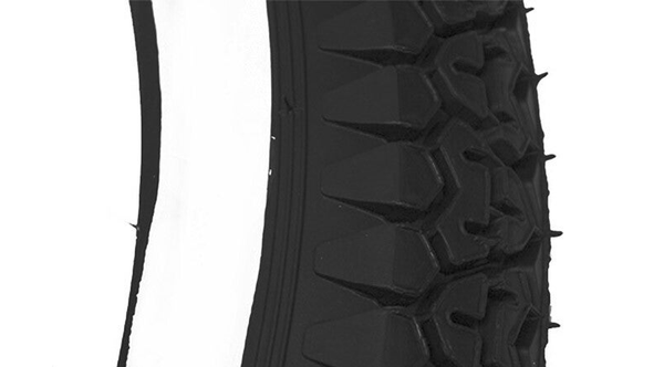 Tires 17 x 275 - MITAS/SAVA - B7 TL/TT - White Wall - 80x90x17
