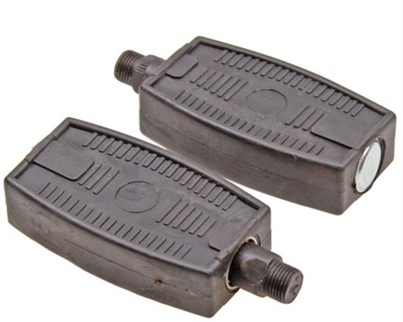 Pedalen - Pedal - Trapper Set - 9/16 - Black - Solex/ Peugeot 103/MBK