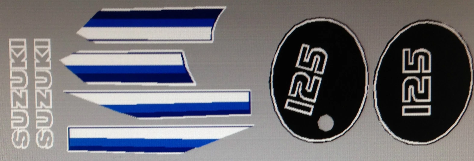 Suzuki Sticker Kit TS125ER -