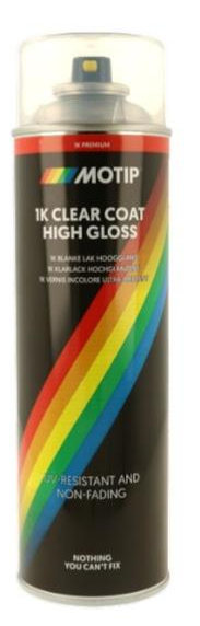 MOTIP 1K Blanke Lak - 500ml - SPRAY - 04124
