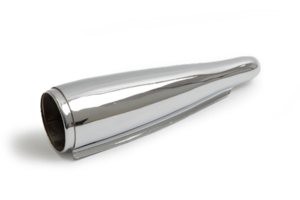 Puch Exhaust - Uitlaatdemper End Piece - MS/MV50 - Chrome