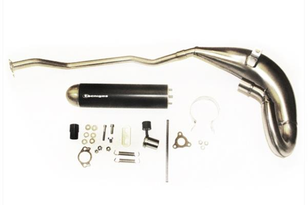 DERBI Exhaust - Uitlaatdemper - Senda-R - 99 - Enduro - Bultaco - E-NOX - Steel - TECNIGAS - 06.12.530.21