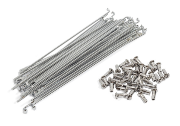 Spoke Set - Spakenset 187/190mm - Chrome - Universal
