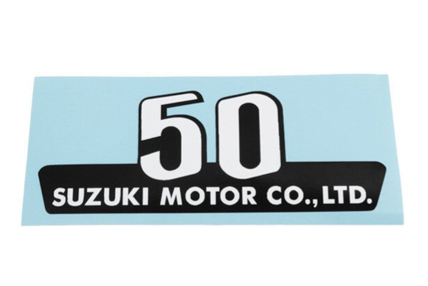 Suzuki Sticker Side Cover - M Models - 1975-1976