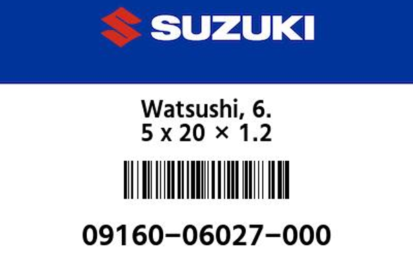 Suzuki Washer - Ring - 09160-06027 / 09100-06077