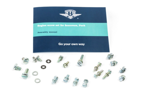 Puch Screw Set Engine - Schroefset Fan Covers -  MS50/VZ50
