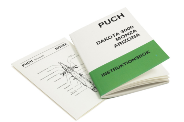 Owners Manual - Gebruikers handleiding - Puch Monza - Swedish