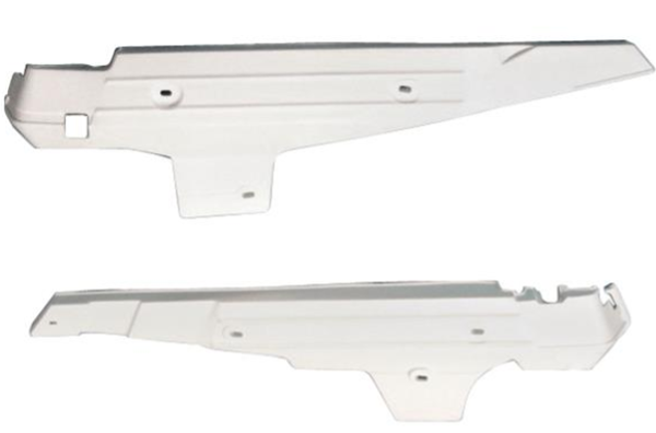 Puch Side Cover Set - Zijkapset Maxi - White/Wit