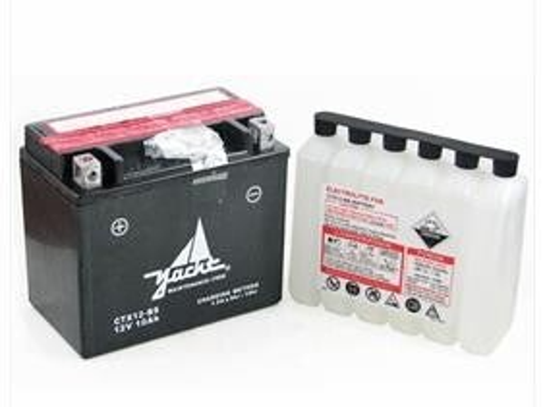 12V Battery / Accu CTX 12-BS - YTX 12-BS - 12 AH - 150x88x130