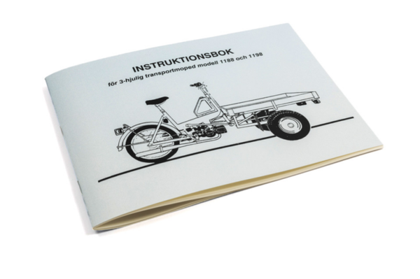 Owners Manual - Gebruikers handleiding - MCB Transportmoped - Swedish