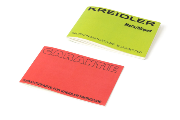 Owners Manual - Gebruikers handleiding - Kreidler - German