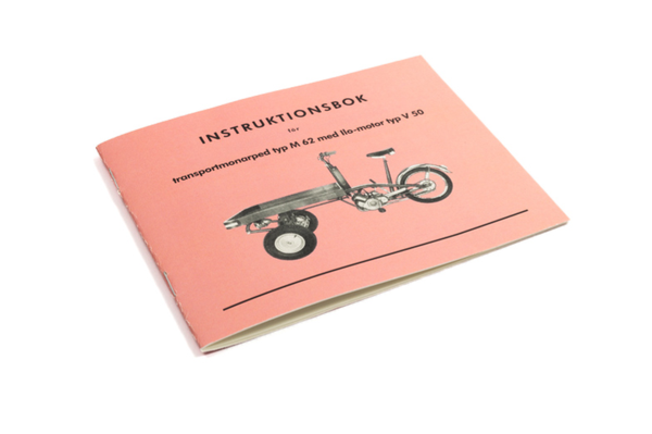 Owners Manual - Gebruikers handleiding - Monark Transportmoped - Swedish