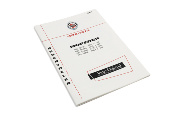 Parts Manual - Onderdelenboek - DBS - 1972-1973 - Swedish