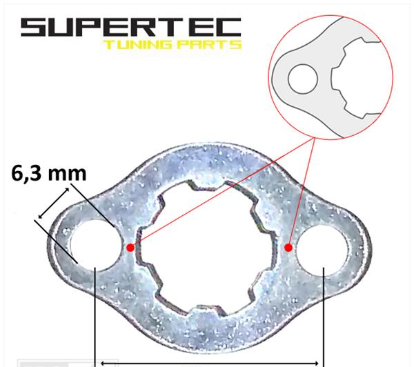 Honda Front Sprocket Fixation Plate - Borgplaat - 30mm