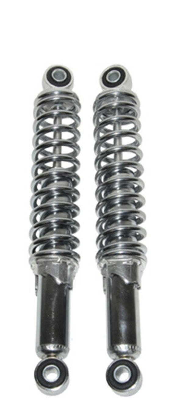 Rear Shocks Chrome Open / Stoßdämpfer Set - 280mm - Quality