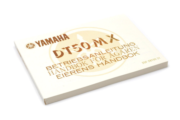 Owners Manual - Gebruikers handleiding - Yamaha DT50MX - German