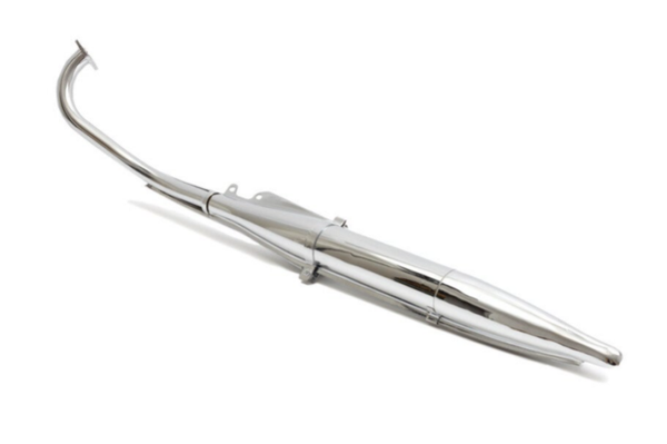 Puch Exhaust - Uitlaatdemper - DS50 - Chrome - 364.3.16.100.0
