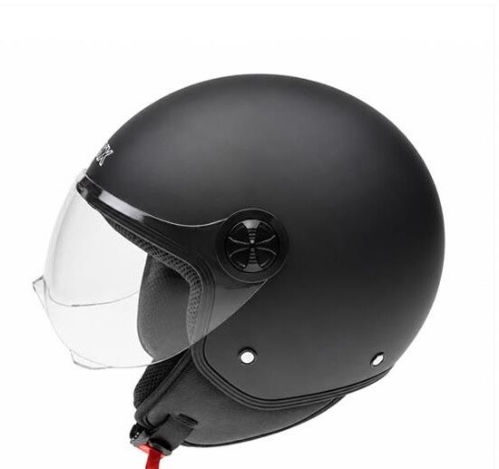 Helmet Helm Jet Helm - Mat Zwart