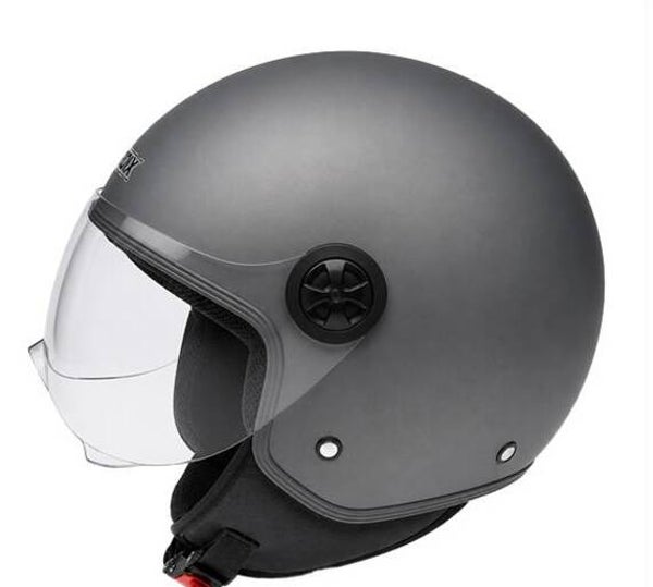 Helmet Helm Jet Helm - Titanium
