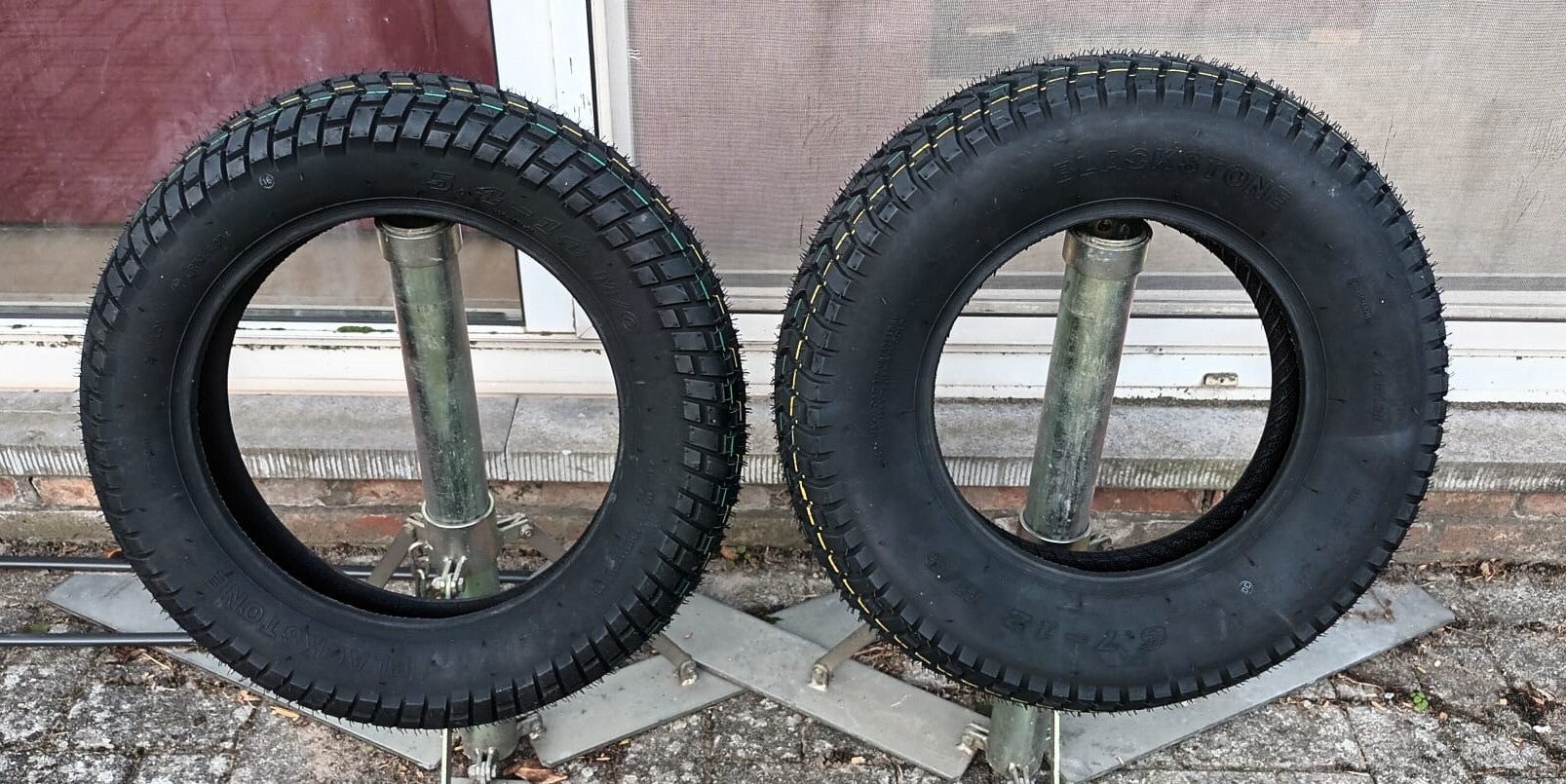 Tires - RV125 - Set - Front & Rear - 5.40-14 / 6.70-12