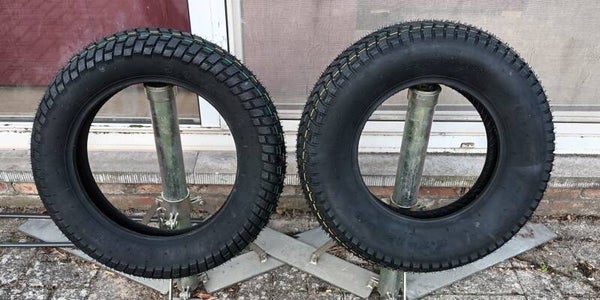 Tires - RV125 - Set - Front & Rear - 5.40-14 / 6.70-12 - BLACKSTONE
