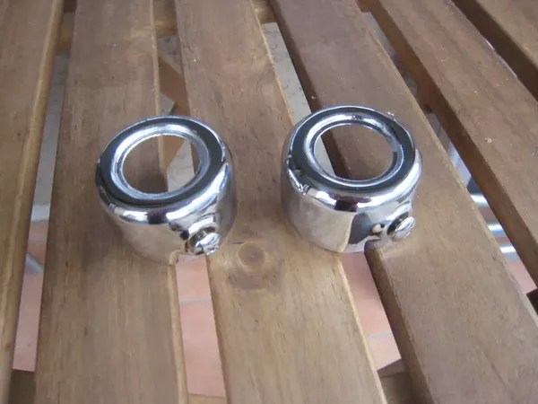 RV90 Chrome Fork Covers  51554-26010/51557-26010