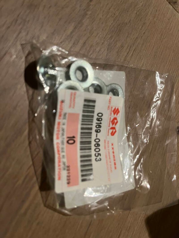 Suzuki Washer - Front Fender TS50ER - 09163-06048/09169-06053