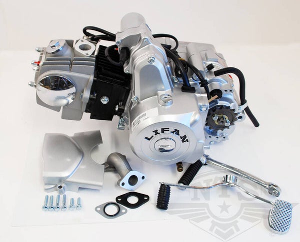Engine Lifan 107cc, Electric & Kickstart, 3-Gear W/reverse - 7 HP/PK
