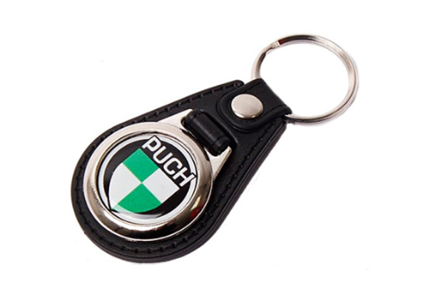 Puch Sleutelhanger Puch embleem Zwart