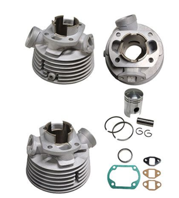 Sachs Cylinder Kit - 38mm/50cc - GP TUNING KIT - 50/A-50/2-50/3-50/4 - Air Cooled - Square Intake - ALU NICASEAL