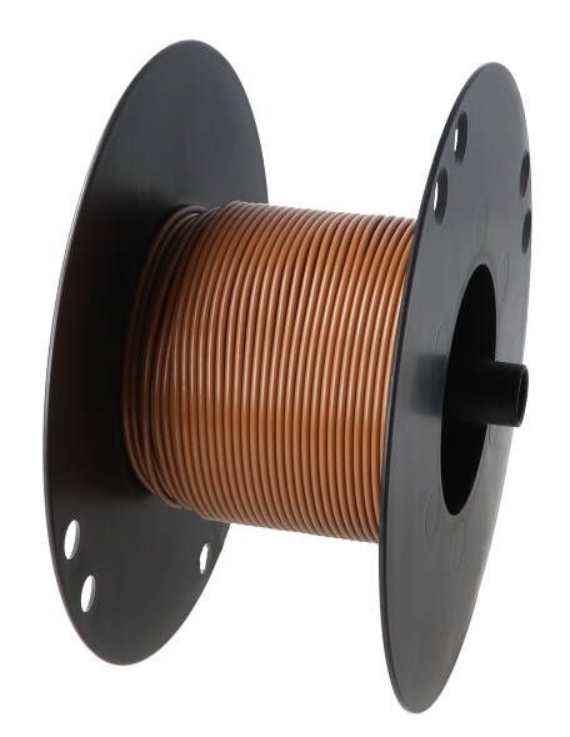 Universeel Elektrische Draad - 1mm - Bruin / Brown