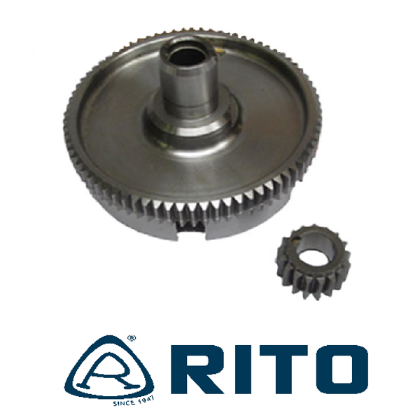 Zundapp Clutch Housing - 3/4/5/G - 76T/17T - Rechte Tanden - RITO