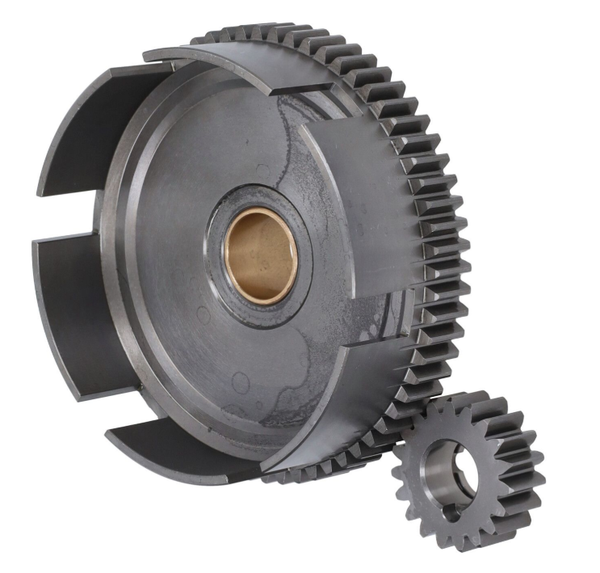 Zundapp Clutch Housing - KS80 - AC - 17T/56T - Rechte Tanden - TOP RACING - 314-05.716