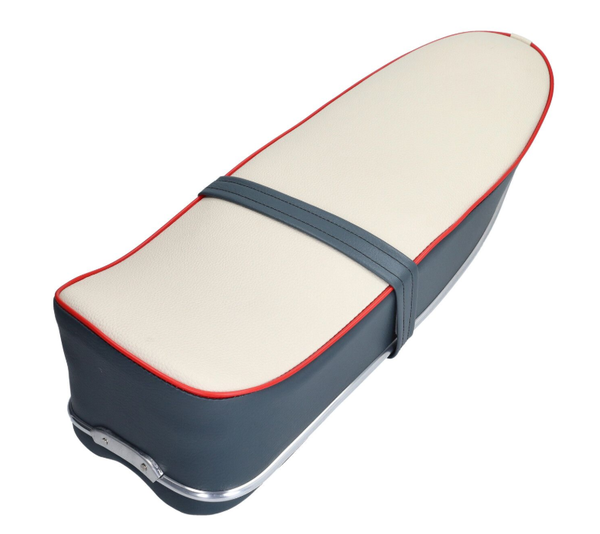 Buddyseat Kreidler - Creme / Grijs Rode Bies - Gesloten - 27.15.99