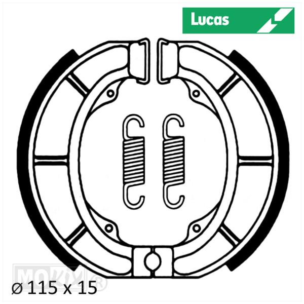 Aprillia Brake Shoe Set - Remschoenen set - LUCAS