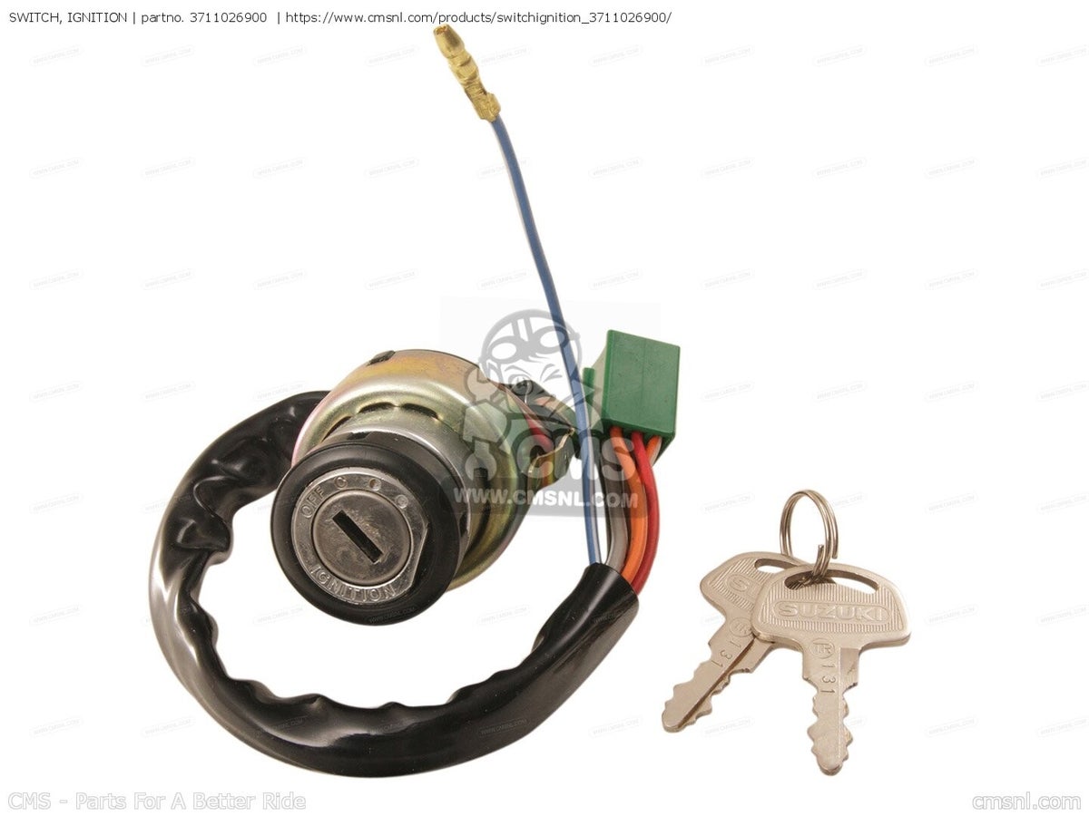 Suzuki Ignition Key Assy - Contactslot - ZR50SLK - OEM Original - 37110 ...