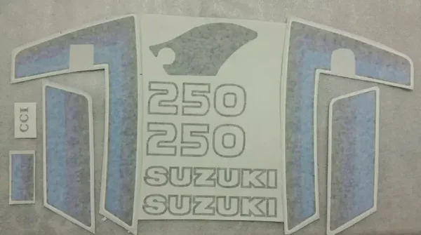 Suzuki Sticker Kit TS250ER - White Bike