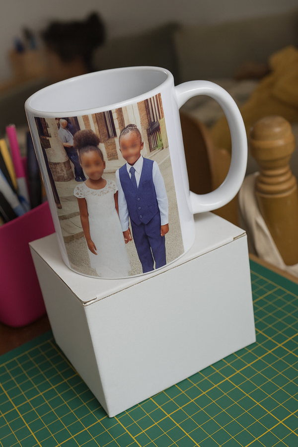 Mugs personnalisée + trousse + sac