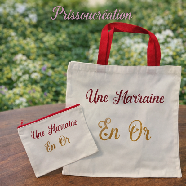 Ensemble togbag et trousse personnalisée