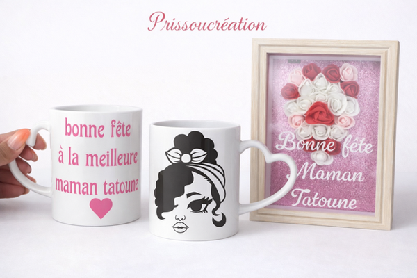 cadre personnalisé + Mug personnalisé