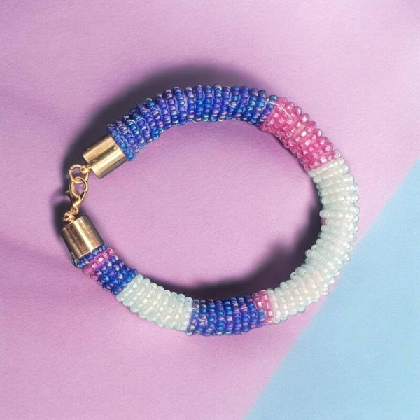 Bracelet cordon perle