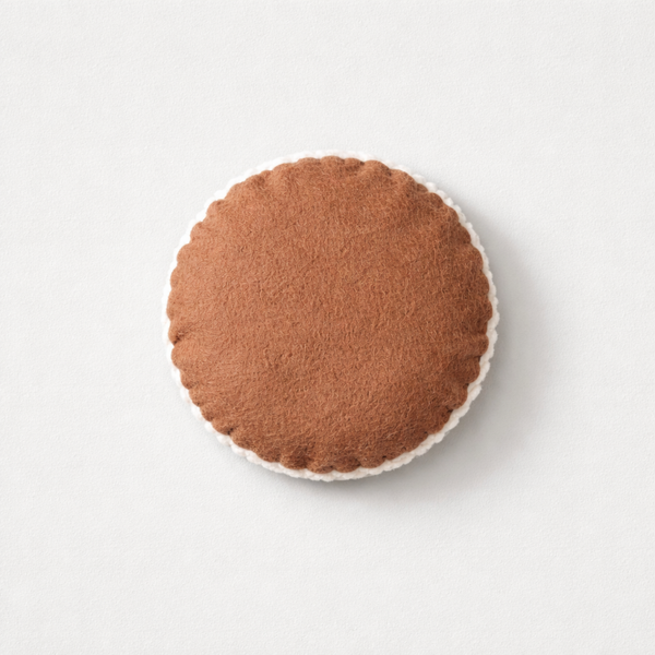 Filz-Pancake "Fluffy Finn" (1 Stück)