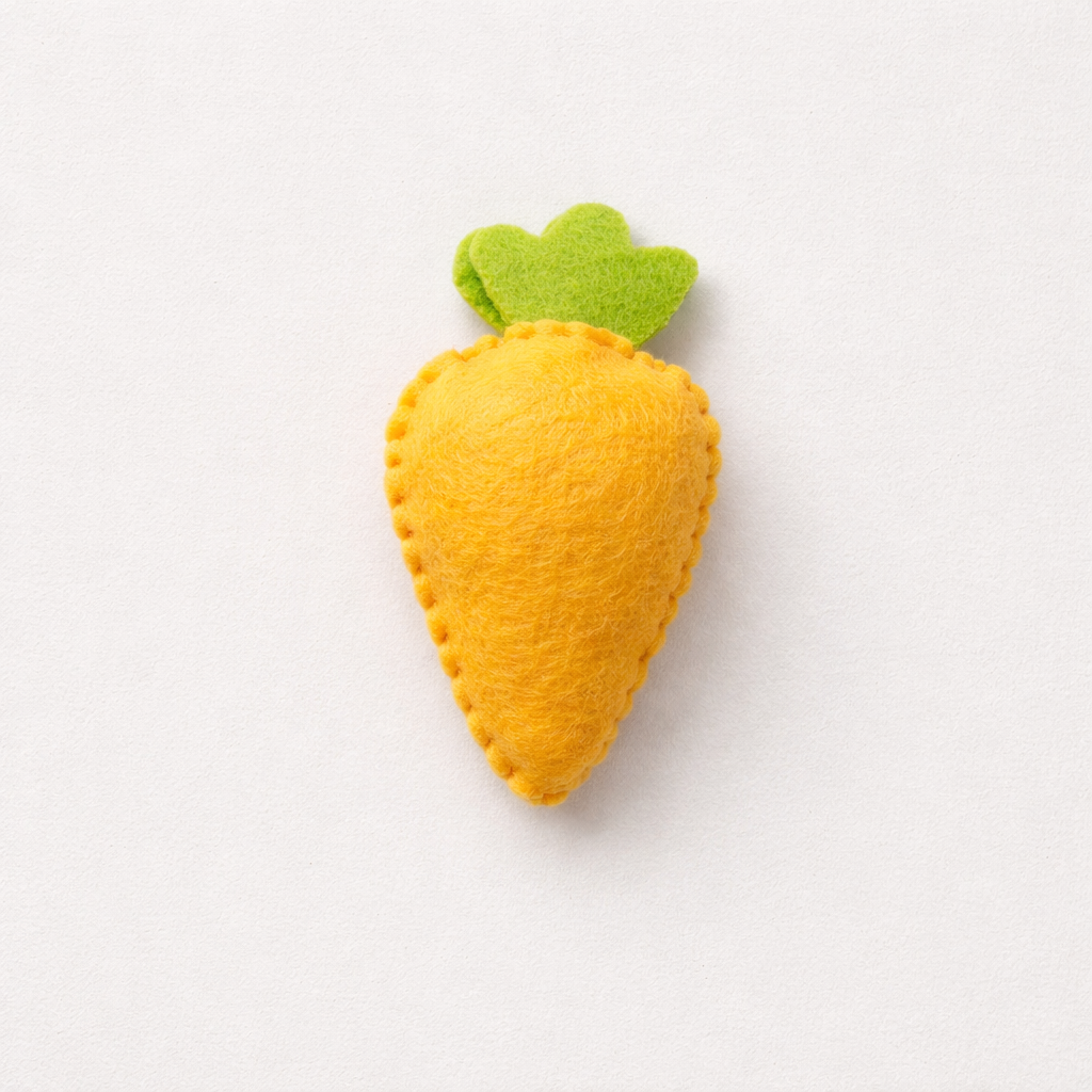 Filz-Karotte "Rusty Root" (2er - Set)