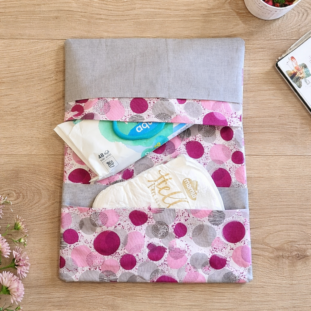 WickelNest "Gingko Lila und Dots"