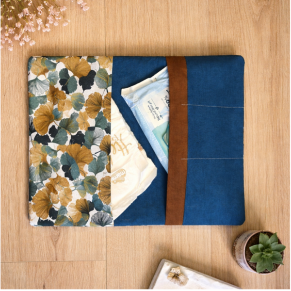 WickelNest "Gingko Blätter Petrol"